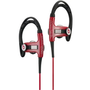 Monster Power Beats by Dr.Dre Sport In-Ear Headphones - Black/Red Bild 1