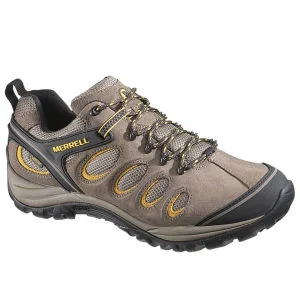 Merrell Men's Chameleon 5 Gore Tex Hiking Shoes - Boulder/Orange - 7 - Boulder/Orange Bild 1