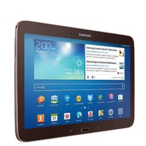 Samsung Galaxy Tab 3 WiFi 10,1 Zoll Tablet 16 GB - Braun Bild 1