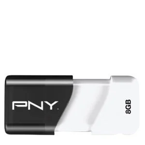 PNY Compact Black Attache 8GB USB 2.0 Flash Drive Bild 1