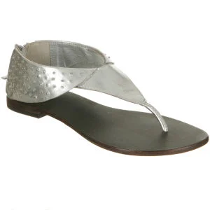 Bronx Women's Sienna Ankle Strap Sandals - 4 - Silber Bild 1