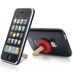 iPlunger - Mini Ständer für iPhone und iPod Bild 1