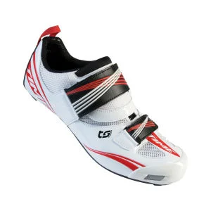 Time Ulteam Tri Carbon Triathlon Fahrradschuhe - EU 39 - White/Red Bild 1