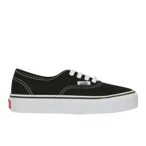 Vans Kinder Authentic Canvas Sneaker - Schwarz - 10 - - Bild 1