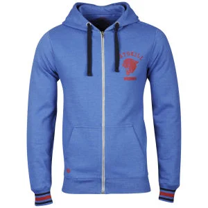 Catskill Men's Donnelly Hooded Zip Through - Royal Marl - S - Royal Marl Bild 1