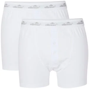 Ellesse Men's 2-Pack Boxers - White - M - Weiß Bild 1