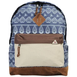 Bellfield Men's Javi All Over Batik Print Backpack - Pacific Blue Bild 1