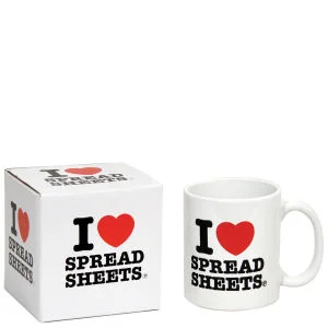 I Love Spreadsheets Tasse Bild 1