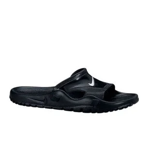 Nike Herren Getasandal Shower Slide - Schwarz/Weiß - 6 - Black/White Bild 1