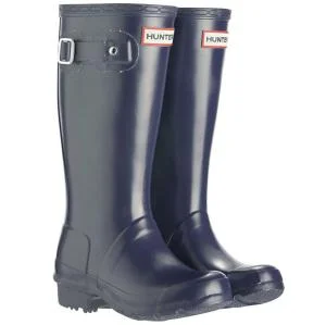 Hunter Original Kids' Wellies - Navy - 7 - Marineblau Bild 1
