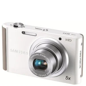 Samsung ST77 Compact Digital Camera (16MP, 5x Optical, 2.7Inch LCD) - White Bild 1