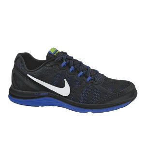 Nike Herren Dual Fusion Run 3 Laufschuhe - schwarz/kobaltblau - 7 - Black/Blue Bild 1