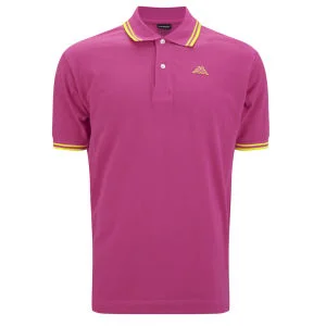 Kappa Herren Lamot Polo - Fuchsie / Gelb - M - Fuschia/Yellow Bild 1