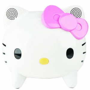 Hello Kitty Touch Sensitive iPod Dock and Speaker - White/Pink Bild 1