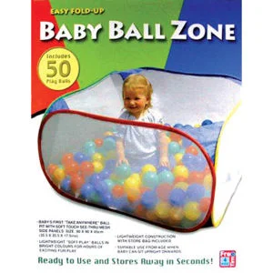 Easy Fold Up Baby Ball Zone (With 50 Balls) Bild 1