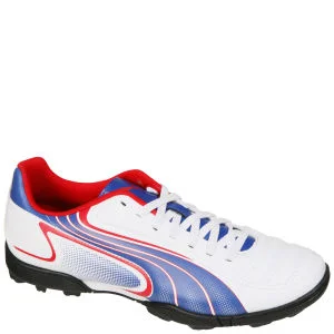Puma Men's V6.11 TT Astro Turf Trainer - White/Blue/Red - 7 - White/Blue/Red Bild 1