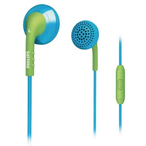 Philips Universal In-Ear Headset: Blue and Green Bild 1
