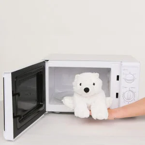 Kuscheliger Beheizbarer Plüsch Eisbär Bild 1