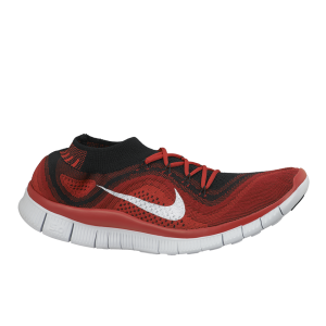 Nike Herren Free Flyknit + Laufschuhe - Rot - 7 - Rot Bild 1