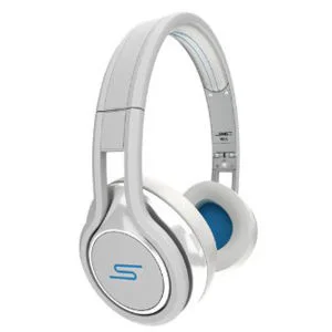 SMS Audio by 50 Cent Street Wired Headphones Includes Passive Noise Cancellation - White Bild 1