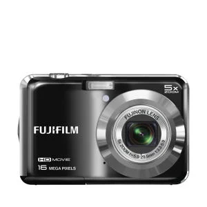 Fujifilm FinePix AX650 Kompact Digitalkamera (16MP, 5x Optischer Zoom, 2,7 Zoll LCD) - Schwarz Bild 1