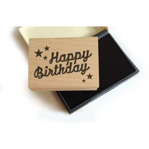 Lollipop Rubber Stamp Set: Happy Birthday Bild 1