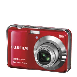 Fujifilm FinePix AX650 Kompakte Digital Kamera (16MP, 5x Optisches Zoom, 2.7 Zoll LCD) -Rot Bild 1