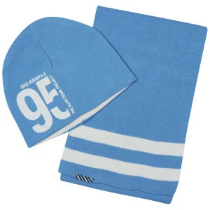 Smith & Jones Men's Dominique Hat and Scarf Set - Blue Bild 1