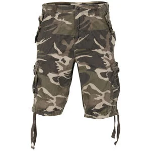 Ringspun Männer Iniesta Shorts - Sage Camo Print - 28 - Sage Camo Print Bild 1