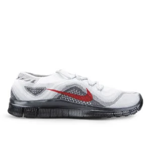 Nike Herren Free Flyknit + Laufschuhe - Silber - 7 - Grau Bild 1