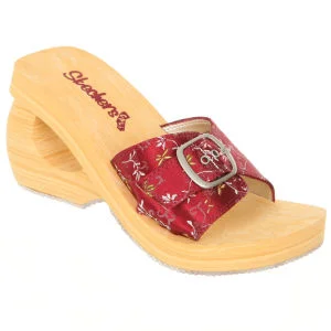 Skechers Women's Sandals - Burgundy - 4 - Rot Bild 1