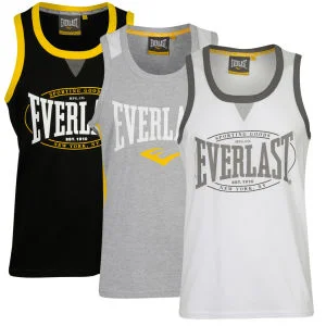 Everlast Men's 3-Pack Vest - Black and White/Grey Marl - S - Black/White/Grey Bild 1