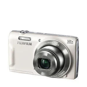 Fujifilm FinePix T500 Kompact Digitalkamera (16MP, 12x Optischer Zoom, 2,7 Zoll LCD) - Weiß Bild 1