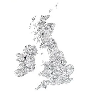 Britische Karte Bild 1