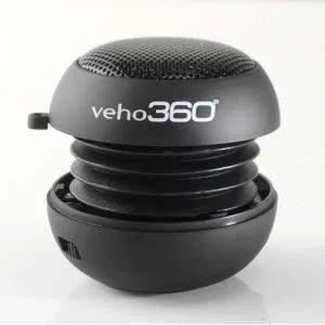 Veho 360 wiederaufladbarer Pop Up Lautsprecher für iPods und MP3 Player Bild 1