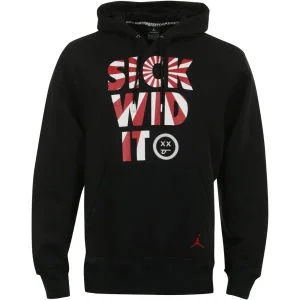 Men's Nike Sick Wid It Hooded Jumper - Black - S - Schwarz Bild 1