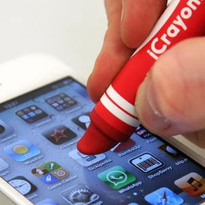 iCrayon Stylus für Smartphones und Tablets - Rot Bild 1