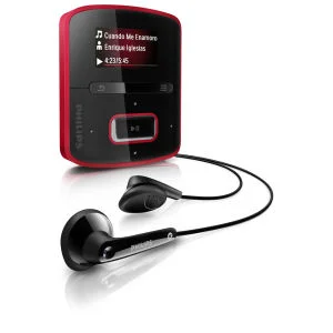 Philips GoGEAR Raga MP3 Player - Red Bild 1