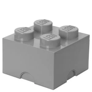 LEGO Aufbewahrungsbox 4 - mittelgroß, grau Bild 1