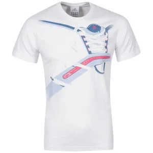 adidas Men's Saltero T-Shirt - White - XS - Weiß Bild 1