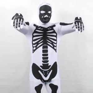Morphsuits Gerippe - M - Skeleton White Bild 1
