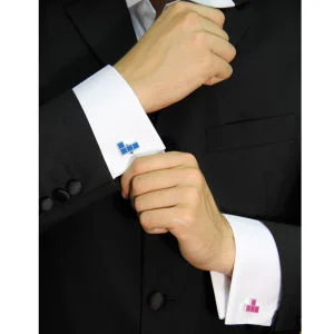 Tetris Cufflinks - 2 pack Bild 1