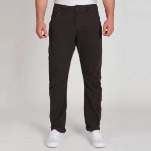 Brave Soul Men's Wave Chinos - Charcoal - 30R - Dunkelgrau Bild 1