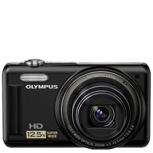 Olympus VR-320 Digital Camera (14MP, 12.5x Super Wide Optical Zoom, 3-Inch LCD) - Black Bild 1