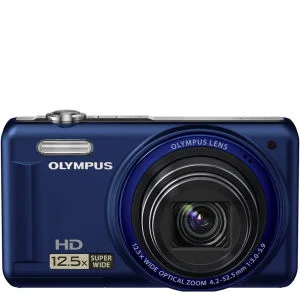 Olympus VR-320 Digital Camera (14MP, 12.5x Super Wide Optical Zoom, 3-Inch LCD) - Blue Bild 1