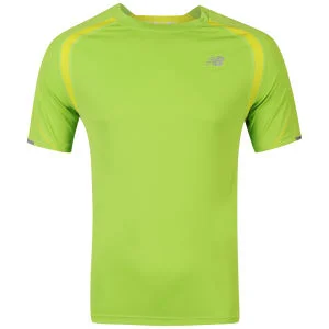 New Balance Herren Ice Kurzarm T-Shirt - Grün - S - Jazz Green Bild 1
