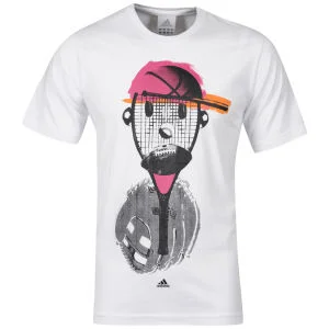 adidas Men's Gameboy T-Shirt - White - XS - Weiß Bild 1
