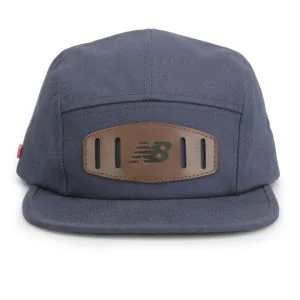 New Balance Unisex Street 5 Panel Flat Peak Baseball Cap - Cotton Twill Navy Bild 1