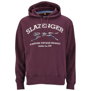 Slazenger Men's Sansom Over the Head Hoody - Damson - S - Zwetschge Bild 1