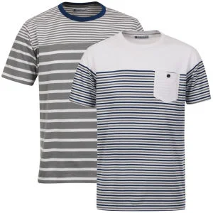 Tom Frank Men's 2-Pack T-Shirt - Grey - S - Grau Bild 1